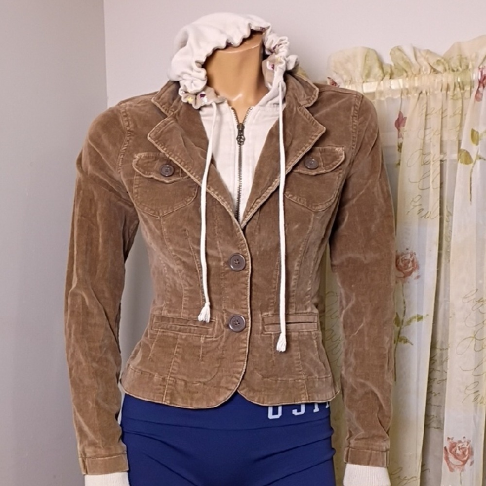 NOR Women's Brown Corduroy Blazer Size M